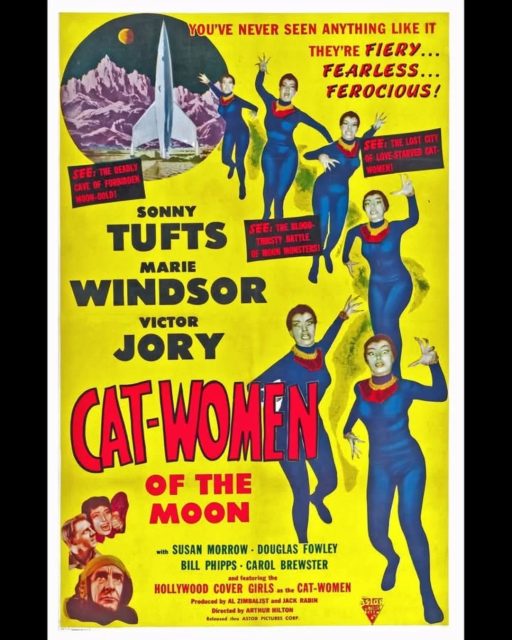 Premiering flat in New York City on this date 71 years ago, 3-D Film Archive is thrilled to announce that we are working with Film Masters to fully restore CAT-WOMEN OF THE MOON in widescreen 3-D from the original left/right 35mm master elements.

You can learn more about this rare stereoscopic feature in our 70th Anniversary post from one year ago. Look for a 3-D Blu-ray release of this exciting new restoration in 2026!