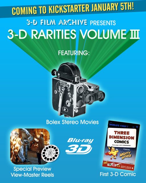 One week from now, the Kickstarter campaign for 3-D RARITIES VOLUME III will go live. Sign up now and be the first to learn all the exciting news!

Link in bio.

https://www.kickstarter.com/projects/3dfilmarchive/3-d-rarities-volume-iii