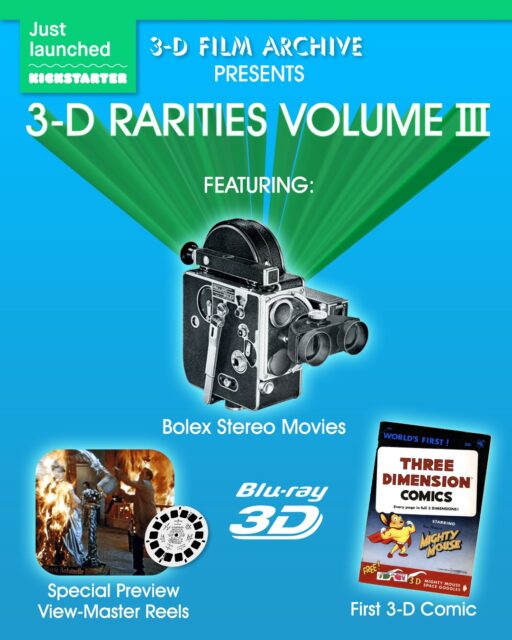 We are now in the home stretch on our Kickstarter campaign for 3-D RARITIES VOLUME 3. The three custom View-Master reels produced exclusively for this campaign by Image3D will only be available until February 19 2026 at 3:00 PM EST. They are destined to become highly prized collector's items so don't hesitate, back this campaign today! (link in bio)

https://www.kickstarter.com/projects/3dfilmarchive/3-d-rarities-volume-iii