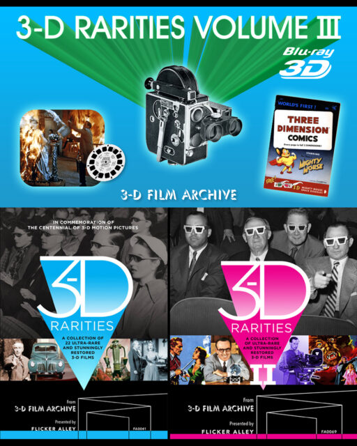 Just 24 hours remain to pledge for 3-D RARITIES Volume III on Kickstarter! Secure your copies of the Image3D reels or the 3-D RARITIES bundles before the campaign ends. The first volume of Rarities is now out of print and selling for crazy prices online and the limited edition View-Master reels will soon become highly prized collector's items. Don't delay, PLEDGE NOW! https://www.kickstarter.com/projects/3dfilmarchive/3-d-rarities-volume-iii