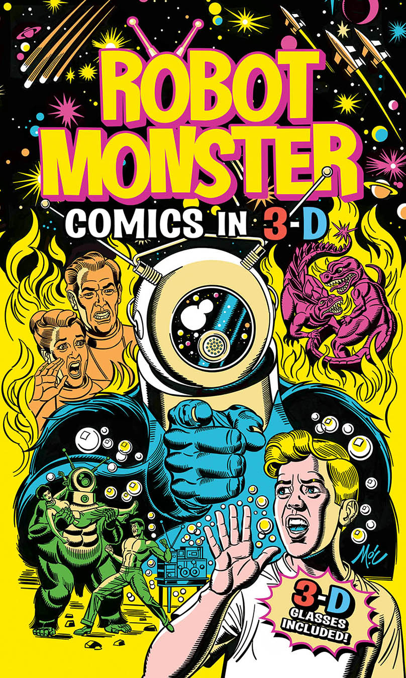 Robot Monster Comics in 3D